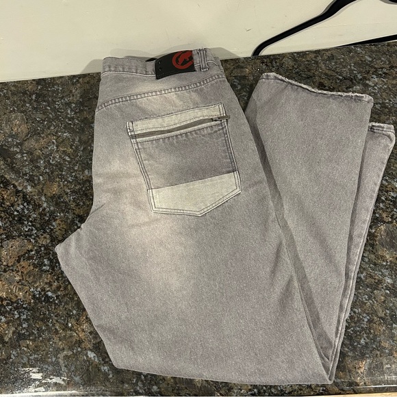 Ecko Unlimited Other - Ecko Unltd Gray Men’s Distressed Jeans Size 42 Slim Straight